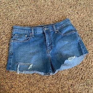 Levi denim shorts